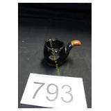 Vtg. 1950's MCM Ceramic Pipe Shaped Ashtray