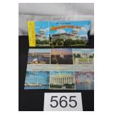 Vintage Washington DC Postcard Book of 10