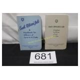 Pair of Vtg 4-H Club Handbooks