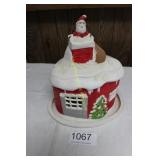 Ceramic Lighted Christmas House