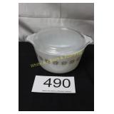 Pyrex 1 Qt. Town & Country Glass Bowl w/Lid
