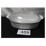 Corning Ware 4L Oval Casserole Dish w/Lid