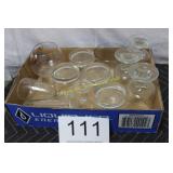 Flatt of Barware Glasses