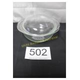 Pyrex 1 Qt. Clear Dish/Bowl w/Handles & Lid