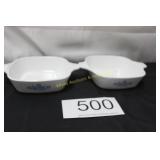 (2) Corningware Blue Cornflower Petite Pan