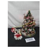 Whimsical 'Collie Christmas' Lighted Tree