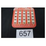 Regal License Number Bingo Travel Card
