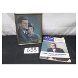 JFK & Jackie Portrait & US News World Report