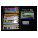 Box of (15) VHS Tapes