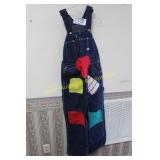 Vtg. Lee Jett Denim Union Made Overalls - Modified