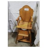 Vintage MC Wooden High Chair
