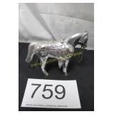 Vintage 1950's Cast Metal Western Parade Horses
