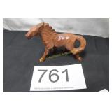 Vintage MCM 'Chiseled' Style Horse Figurine