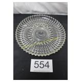 Vintage Glass Divided Relish Tray/Platter