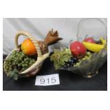 Glass & Ceramic Fruit Baskets