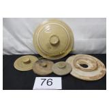 Collection of Stoneware Lids - Replacements