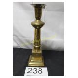 Single Large Brass Altar Candlestick