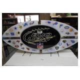 Bud Light "Official Beer Sponsor of the NFL" Sign