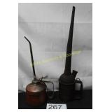 Oil Cans - Eagle Thumb Pump Oiler & Railroad Oiler