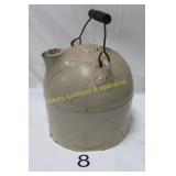Stoneware Batter Jug - aka "Pancake Jug" - 8"