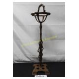 Antique Ornate Cast Iron Smoking Stand