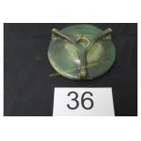 Fulper Pottery Tri-Footed Candleholder
