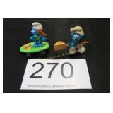 Lot of (12) Peyo Smurfs - Baker & Sassetta