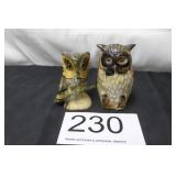 Pair of Owl Figurines