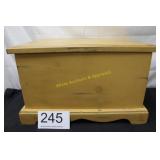 Small Handpainted Wooden Storage Chest