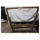 Vtg. Large Wood Quilt or Rug Floor Loom Frame