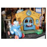 (2) Vintage Toys - Ride on Motorcycle - Playhouse