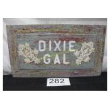 Folk Art Weathered Wood Sign