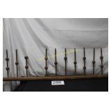 Antique Bobbin Spool Section of a Headboard