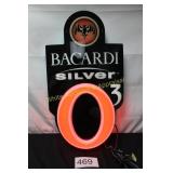 Bacardi Silver 03 Lighted Bar Sign