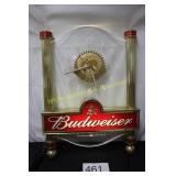 Budweiser "Tradition of Quality" Electric Wall Clo