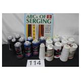 Collection of Serger Supplies - See Description