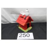Snoopy on Red Doghouse Coin Bank