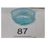 Fenton Blue Opalescent "Cherry" Bowl