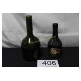 (2) Vintage Liqueur "Spirits" Bottles