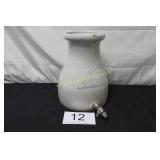 Vintage Gold Medal Stoneware Dispenser