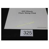 1995 Illinois State Duck Stamp & Print