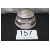 Pink Anodized Spun Aluminum Music Box w/Lid