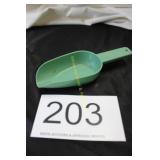 MCM Green Plastic Kitchen Flour/Seed Scoop