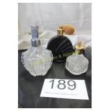 Trio of (3) Vintage Perfume Bottles
