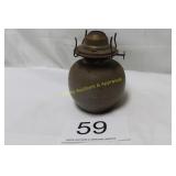 Speckled Stoneware Finger Oil Lamp