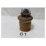 Antique Pottery Oil Lamp