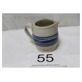 Blue Banded Stoneware Small 4" Creamer