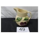 Watt Pottery "Apple" Pattern Pitcher