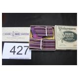 Vintage Paris Garters w/Orig Box & Display Card