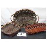 Basket Trio - See Photos & Description